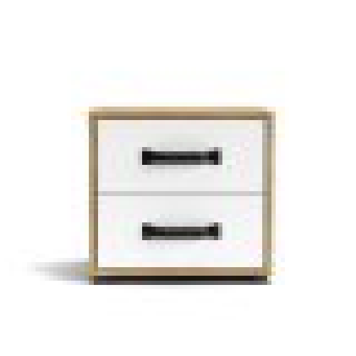 Tezeta Comodino Mosso MO1 colore rovere e bianco