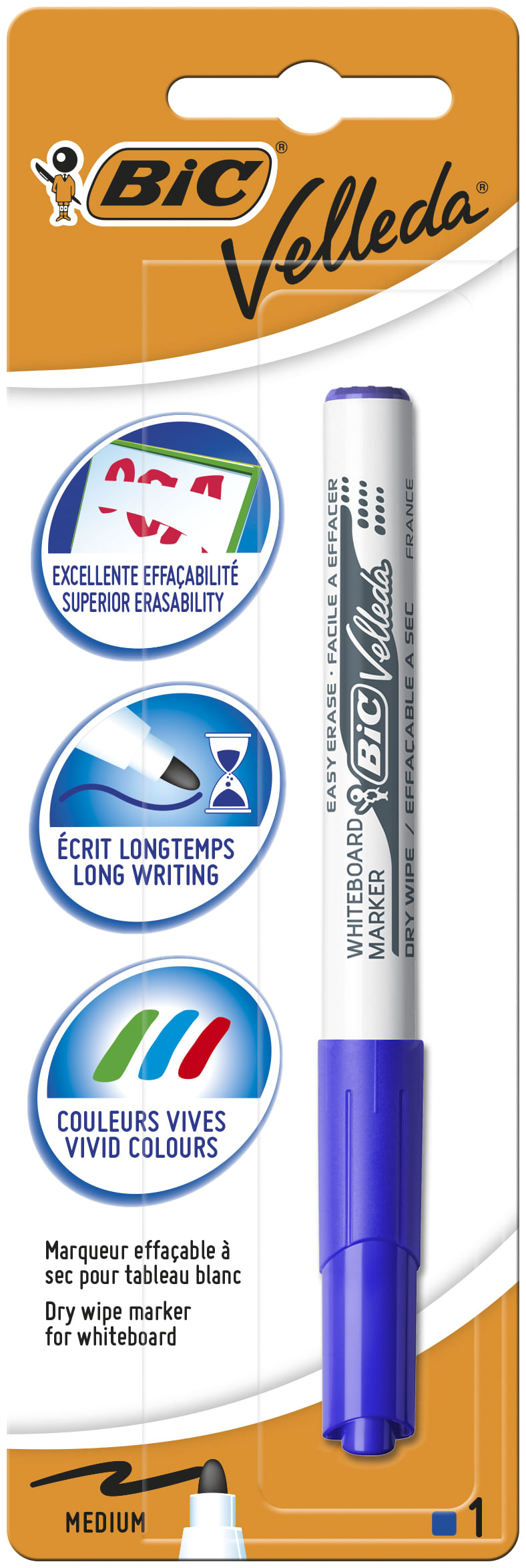 Velleda-BIC-1741-Marker-di-scheda---Suggerimento-da-45-mm---corsa-14-mm---inchiostro-a-base-di-acetone---durata-ottima