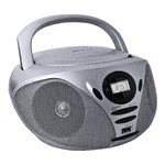 Schaub lorenz radio cd portatile argento con lettore mp3 usb radio ukw e aux-in