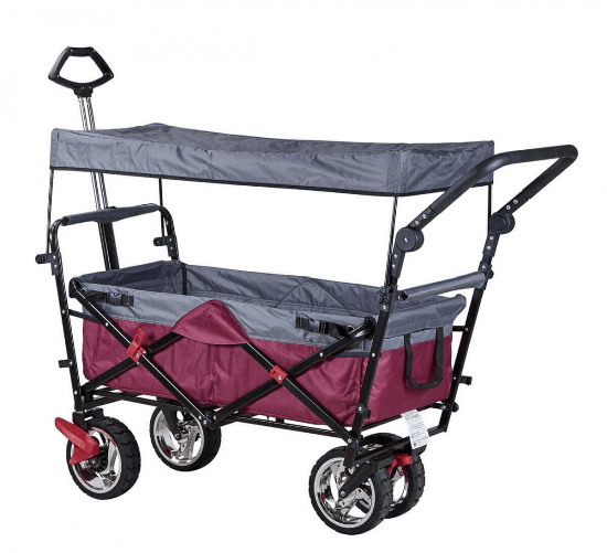 MILANI HOME BABA - carrello da spiaggia con tettuccio