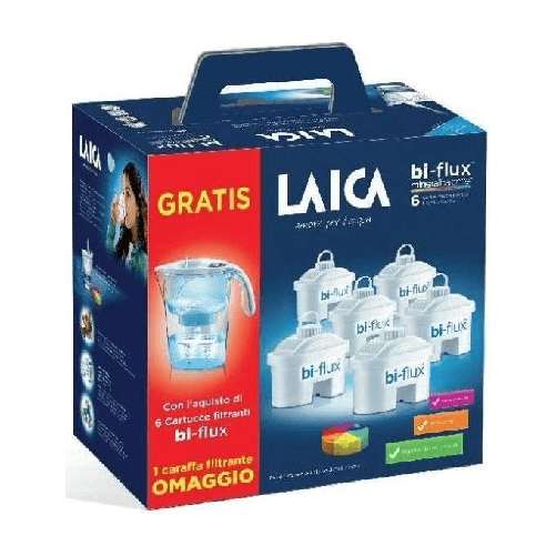 Laica-J996-Filtraggio-acqua-Caraffa-filtrante-23-L-Trasparente-Bianco