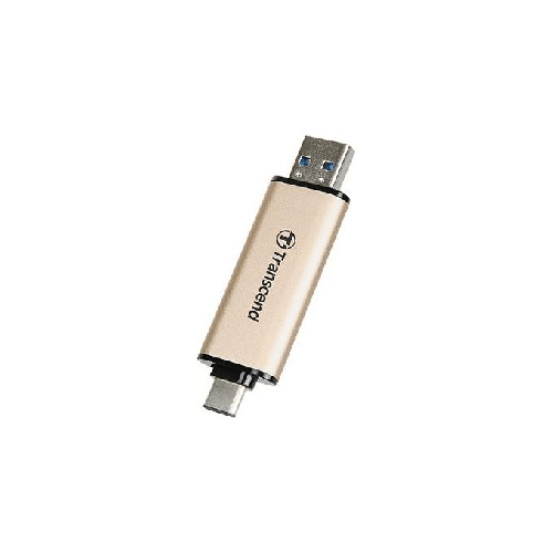 Transcend-JetFlash-930C-unita--flash-USB-256-GB-USB-Type-A---USB-Type-C-3.2-Gen-1--3.1-Gen-1--Oro