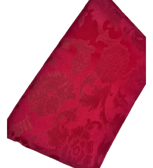 Wieser Orchidea, Jacquard bordeaux, tovaglia cm 145x145, antimacchia
