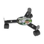 Progarden Supporto con Ruote per Vasi Regolabile Grigio Metallo (30 cm)