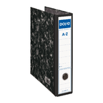 Dohe Archinovo Lever File - Carton - Formatto di folio - Larghezza Lumo - Metal Cantoneras - Jaspeado Black Color