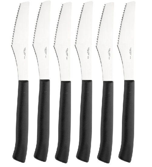 Pintinox 1929 Pintinox Caterì prima, set 6 coltelli pizza in acciaio inox