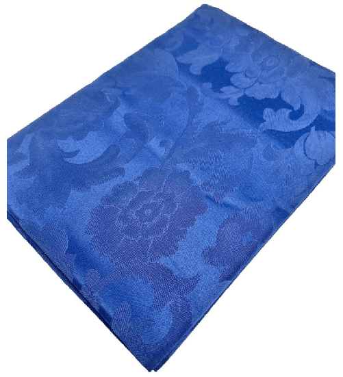 Wieser Orchidea, Jacquard blu, tovaglia cm 145x145, antimacchia