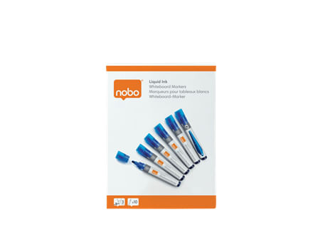 Box-blanther-Nobo-10-Blan---Round-Point-3mm---Inchiostro-liquido---Livello-di-inchiostro---colore-blu