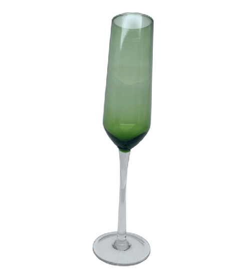 Vidivì Vetrerie riunite ABC, set 6 calici flute 25 cl, verde