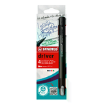 STABILO dr!ver penna tecnica Medio Nero Blu Verde Rosso 4 pz