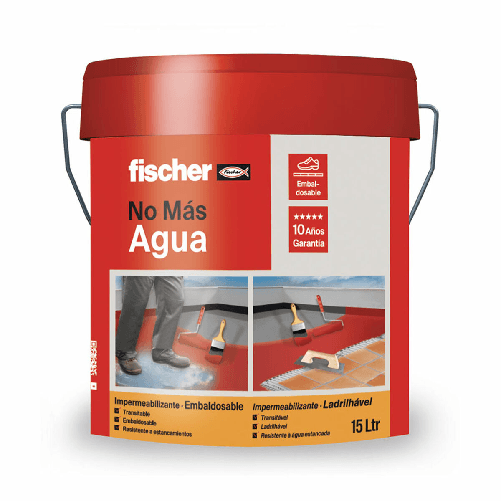 Fischer Impermeabilizzazione Fischer Ms Terracotta 15 L