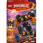 LEGO NINJAGO 71806 Mech Elemento di Terra di Cole, Giochi per Bambini da 7+