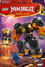 LEGO-NINJAGO-71806-Mech-Elemento-di-Terra-di-Cole-Giochi-per-Bambini-da-7--Action-Figure-Personalizzabile-con-2-Minifigure