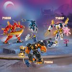 LEGO-NINJAGO-71806-Mech-Elemento-di-Terra-di-Cole-Giochi-per-Bambini-da-7--Action-Figure-Personalizzabile-con-2-Minifigure