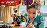 LEGO-NINJAGO-71806-Mech-Elemento-di-Terra-di-Cole-Giochi-per-Bambini-da-7--Action-Figure-Personalizzabile-con-2-Minifigure