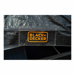 Black & Decker Copertura per rimorchio Black &amp; Decker Nero 1,6 x 2,5 m