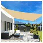 TrAdE Shop Traesio  Tenda Vela Ombreggiante Parasole Da Esterno Terrazze Giardino Rettangolare 2x3mt 6625046 -