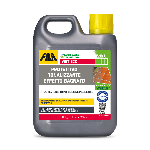 FILA INDUSTRIA CHIMICA SPA  Fila Wet ECO Lt 1 Protettivo antimacchia effetto bagnato per interno ed esterno