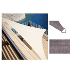 TrAdE Shop Traesio  Tenda Vela Ombreggiante Parasole Da Esterno Terrazze Giardino Triangolare 4 X 4 X 4 Mt -