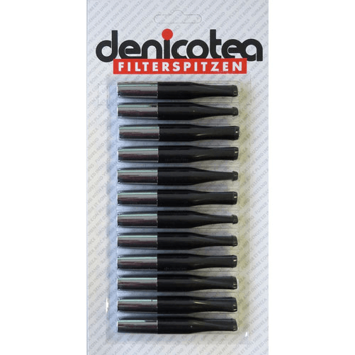 Senza marca BLISTER da 12 BOCCHINI NERI E ARGENTO 78mm DENICOTEA