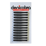 Senza marca BLISTER da 12 BOCCHINI NERI 89mm DENICOTEA 50mm