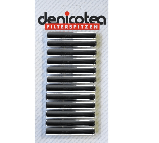 Senza marca BLISTER da 12 BOCCHINI NERI 89mm DENICOTEA 50mm