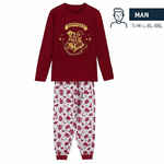 Harry Potter Pigiama Harry Potter Rosso (Adulti) Uomo