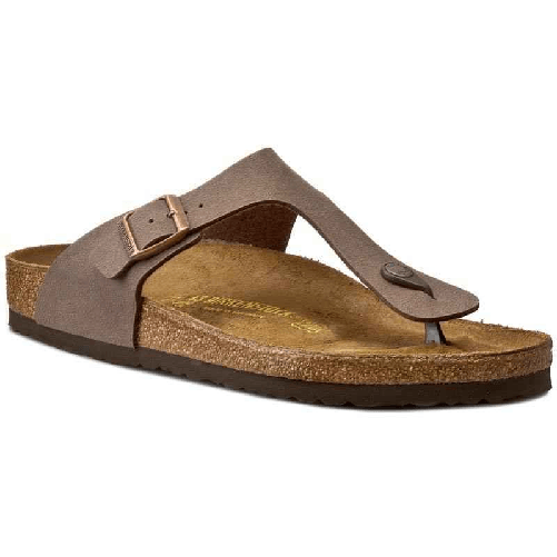 BIRKENSTOCK SCARPE SANDALO UOMO BIRKENSTOCK GIZEH EVA 0043751 PELLE MOCCA ORIGINALE PE