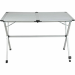 Midland Tavolo Pieghevole Midland 110 x 70 x 70 cm Grigio