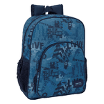 Safta Zaino Scuola Safta New edition Blu Marino 32 x 38 x 12 cm
