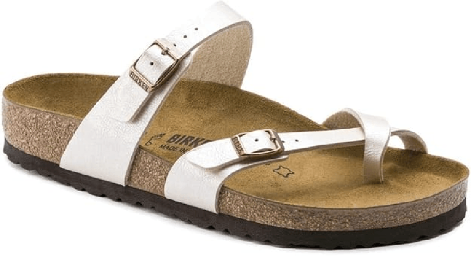 BIRKENSTOCK SCARPE SANDALI INFRADITO DONNA BIRKENSTOCK MAYARI 0071661 BIANCO ORIGINAL PE2025