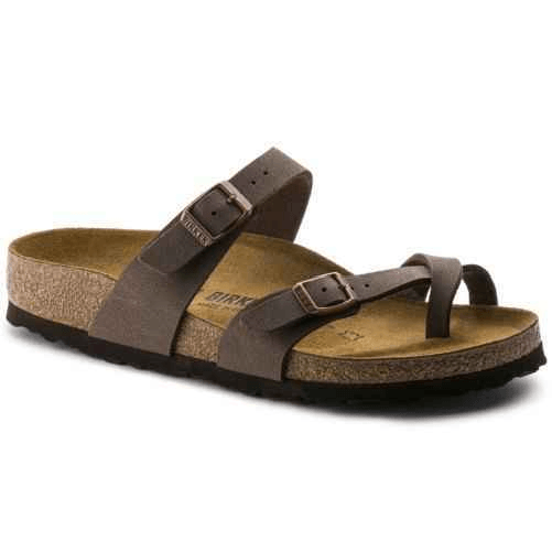 BIRKENSTOCK SCARPE SANDALO DONNA BIRKENSTOCK MAYARI 0071061 PELLE MARRONE ORIGINALE PE 2025