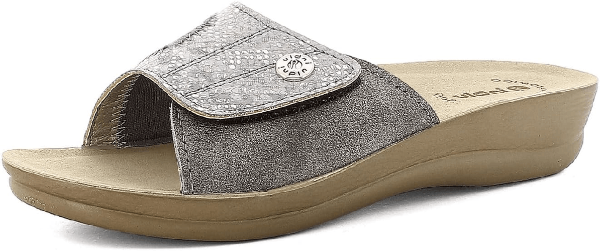 INBLU SCARPE CIABATTE SANDALI DONNA INBLU VR000069 VR69 ARGENTO ORIGINALE PE 2025