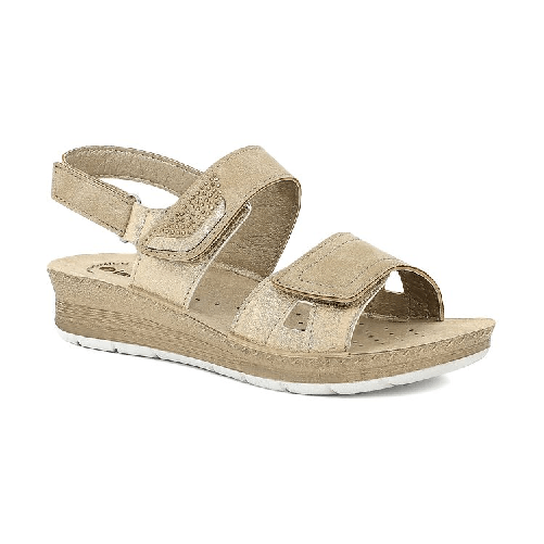 INBLU SCARPE SANDALI SANDALO DONNA INBLU FC000061 FC61 BEIGE ORIGINALE PE 2025