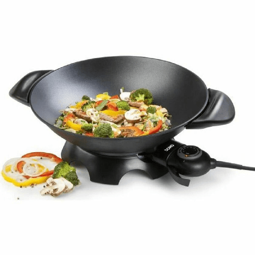DOMO Padella Wok DOMO DO-8708W 2000 W 5 L Nero