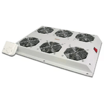 Digitus Kit 6 Ventole Con Termostato Colore Grigio Chiaro per Armadi Linea Server (Dn-19 Fan-6-1000-N)