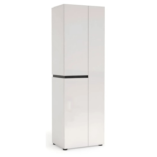 Stilio Armadio Ingresso 60x42x190 cm 3 Ante con Ripiani e Appendiabiti