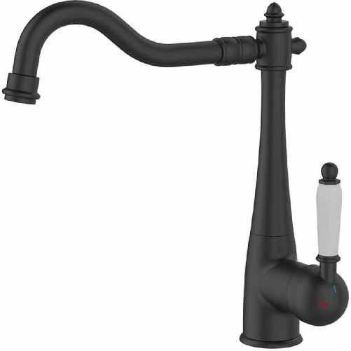 Rousseau Kitchen Tap Rousseau RETRO Nero Finitura opaca