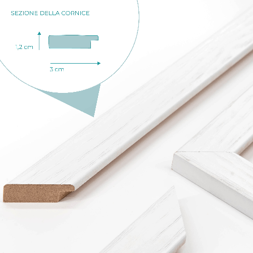 Lupia---Cornice-portafoto-in-legno-da-parete-Shabby-Chic-WHITE-bianca-per-foto-stampe-artistiche-poster-quadri-moderni