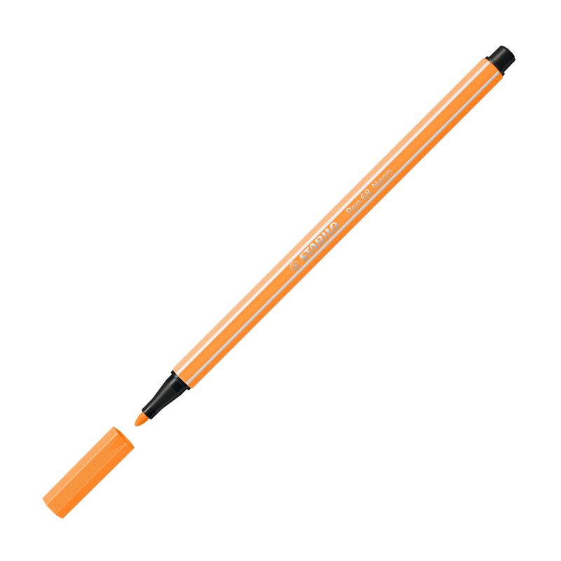 PENNARELLO-STABILO-PEN-68-054-ARANCIO-FLUO