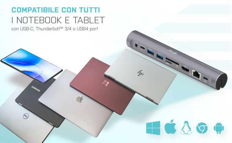 I-tec-Metal-Cooling-Pad-per-Notebook-fino-a-15.6”-con-Usb-c-Docking-Station-Power-Delivery-100W