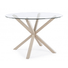 Konte.Design-Tavolo-May-rotondo-in-vetro-e-acciaio-con-gambe-effetto-legno-d114-cm