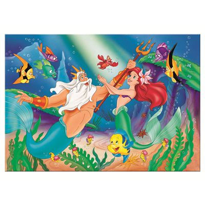 PUZZLE-DF-SUPERMAXI-108-LITTLE-MERMAID-LISCIANI