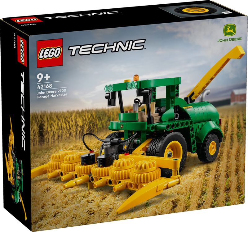 LEGO-Technic-42168-John-Deere-9700-Forage-Harvester-Trattore-Giocattolo-per-Bambini-9--Anni-Veicolo-Mietitrebbia-Funzionante