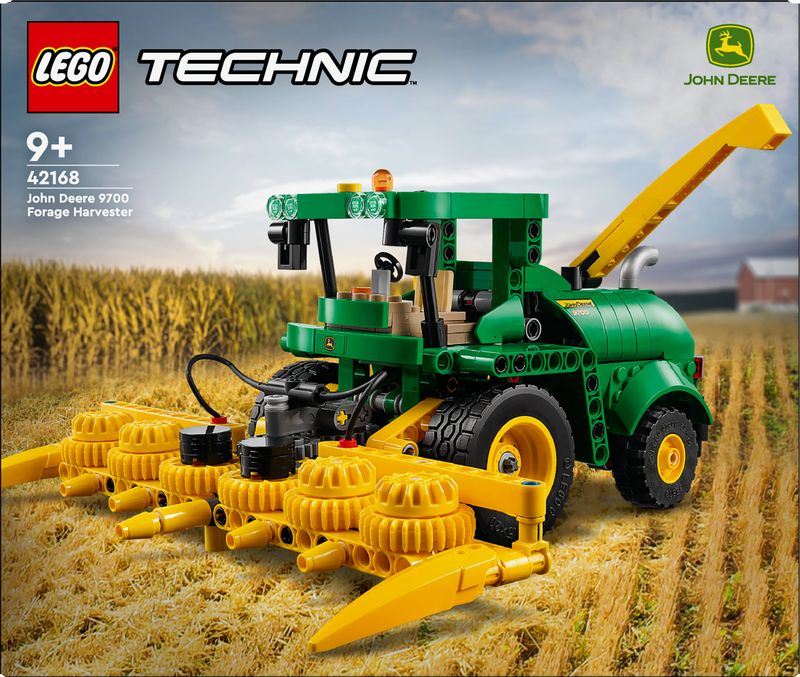 LEGO-Technic-42168-John-Deere-9700-Forage-Harvester-Trattore-Giocattolo-per-Bambini-9--Anni-Veicolo-Mietitrebbia-Funzionante