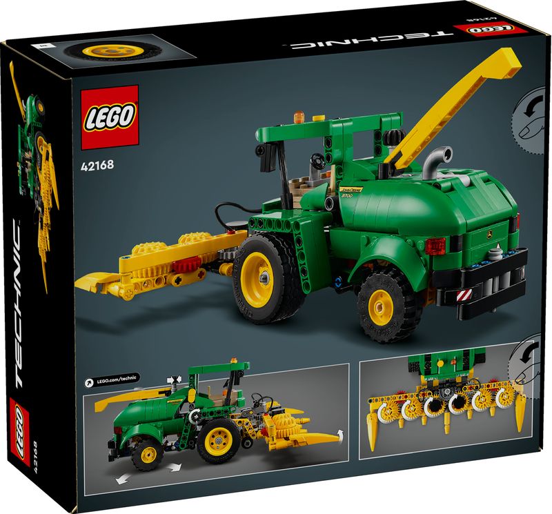 LEGO-Technic-42168-John-Deere-9700-Forage-Harvester-Trattore-Giocattolo-per-Bambini-9--Anni-Veicolo-Mietitrebbia-Funzionante