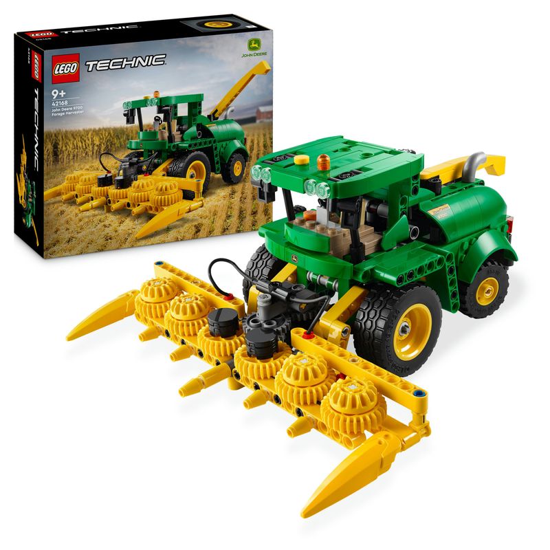 LEGO-Technic-42168-John-Deere-9700-Forage-Harvester-Trattore-Giocattolo-per-Bambini-9--Anni-Veicolo-Mietitrebbia-Funzionante