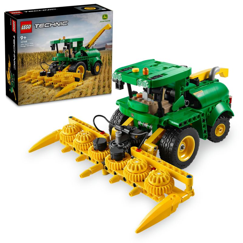 LEGO-Technic-42168-John-Deere-9700-Forage-Harvester-Trattore-Giocattolo-per-Bambini-9--Anni-Veicolo-Mietitrebbia-Funzionante