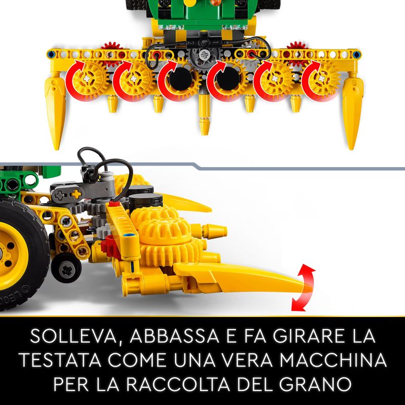 LEGO-Technic-42168-John-Deere-9700-Forage-Harvester-Trattore-Giocattolo-per-Bambini-9--Anni-Veicolo-Mietitrebbia-Funzionante