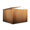 Box-lamiera-giardino-276x260cm-x-h2.12m---110KG---72mq-casetta-attrezzi-in-Acciaio-Zincato---LEGNO
